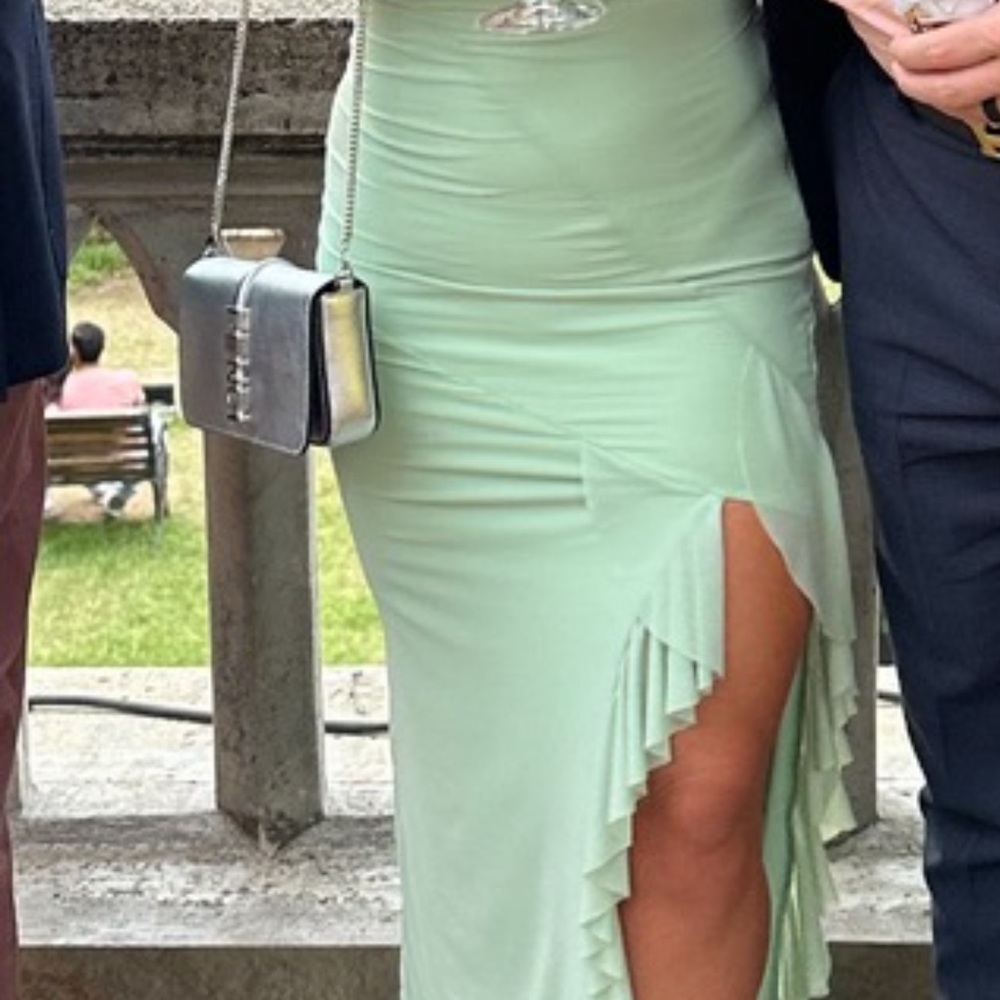 Hello Molly Mint Green Midi Dress